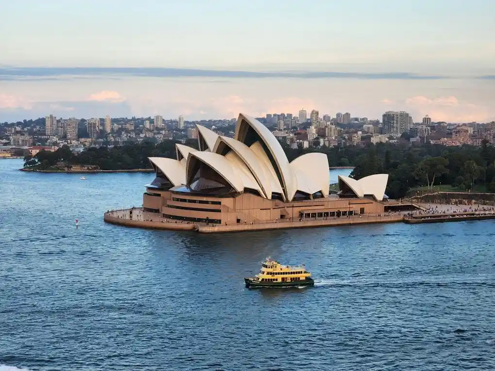 Sydney Opera House with city skyline – iconic Australia Trip Planner